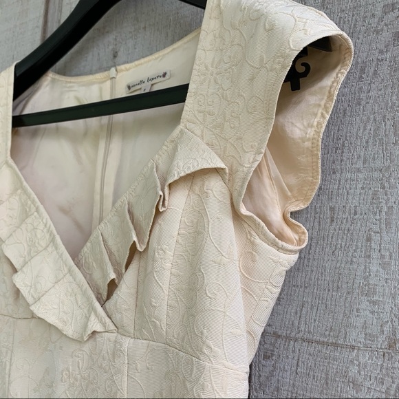 Nanette Lepore Textured Ruffled Sheath Dress - Picture 5 of 12